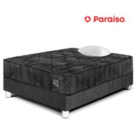 Cama PARAISO Pocket Max Black 1.5 Plazas