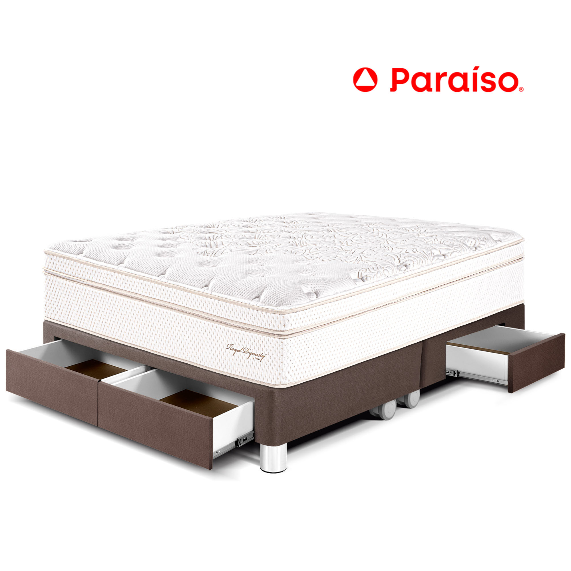 Cama PARAISO Royal Dynasty C/C King Choco