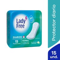 Protectores Diarios Lady Free Normal - Bolsa 15 UN