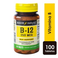 Vitamina B-12 250mcg Tabletas