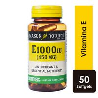 Vitamina E 1000UI Cápsulas Blandas