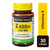 Vitamina E 400UI Cápsulas Blandas