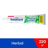 Crema Dental Totaldent Herbal 220 g