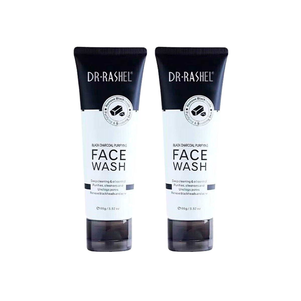 2 UND FACE WASH CARBON ACTIVADO 100GR - DR RASHEL