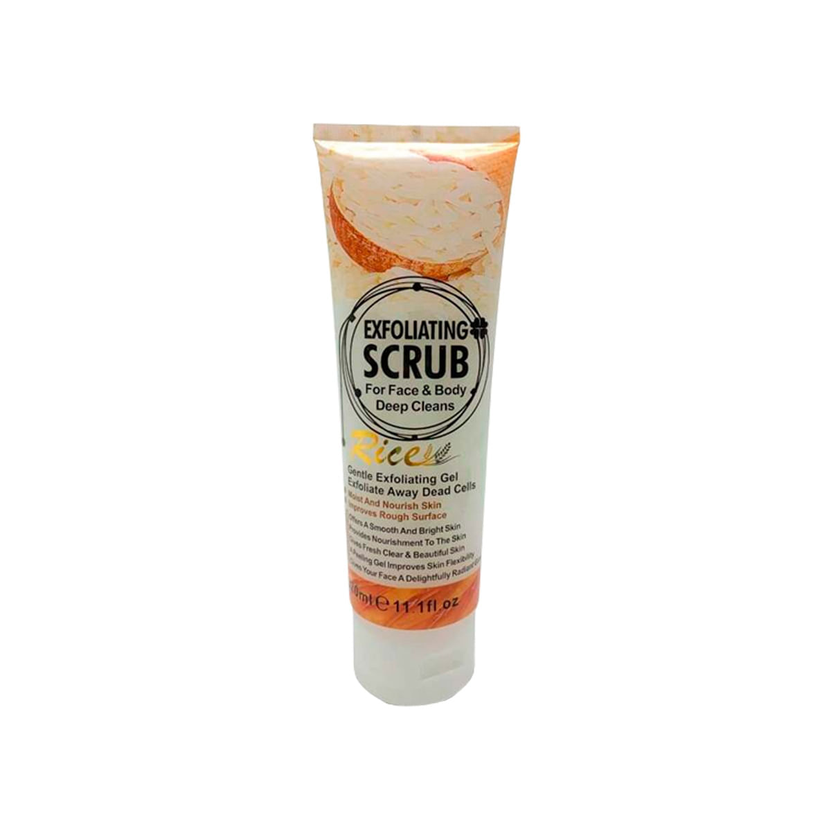 GEL EXFOLIANTE SCRUB ARROZ 320ML - WOKALI