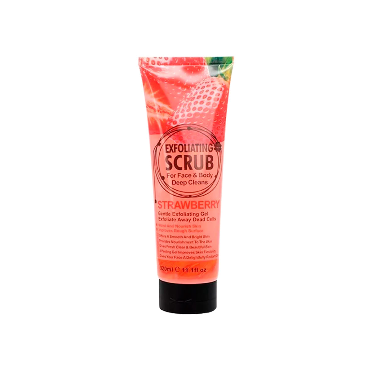 GEL EXFOLIANTE SCRUB FRESA 320ML - WOKALI
