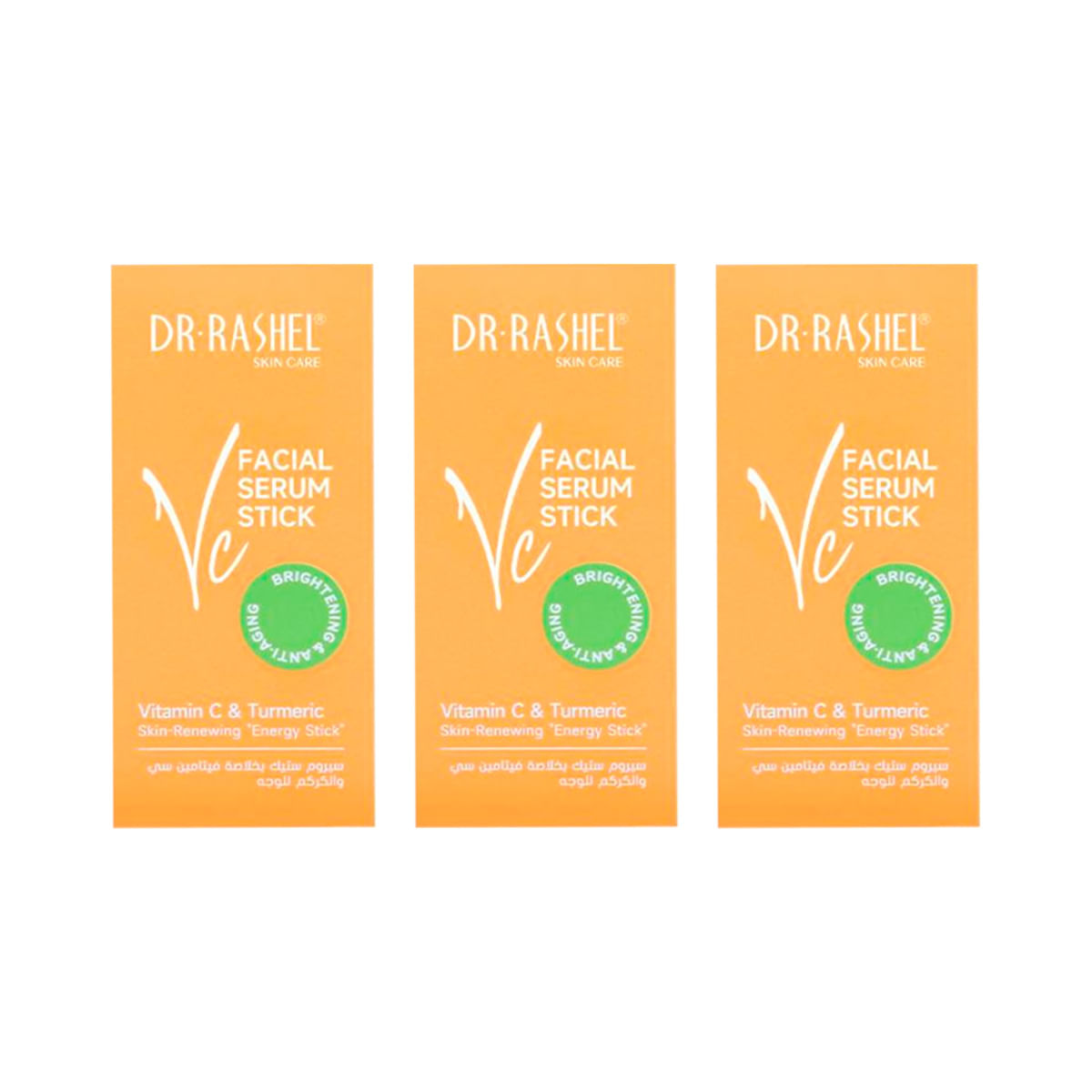 3 UND SUERO FACIAL EN BARRA VITAMINA C 7GR - DR RASHEL