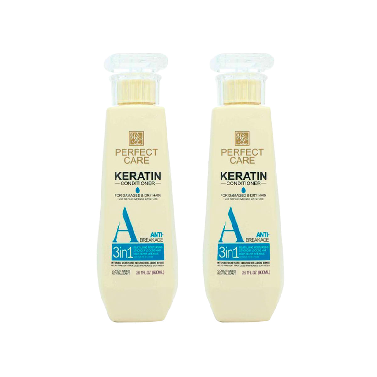 2 UND PERFECT CARE ACONDICIONADOR KERATIN 800ML - WOKALI