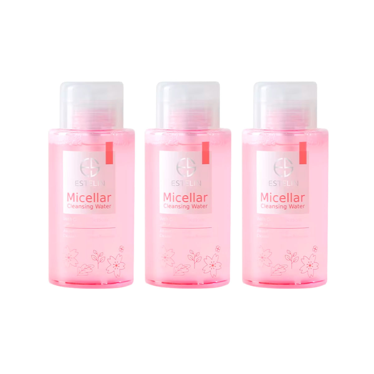3 UND AGUA MICELLAR CHERRY 300 ML - ESTELIN