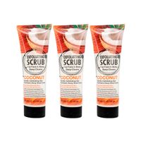 3 UND GEL EXFOLIANTE SCRUB COCO 320ML - WOKALI