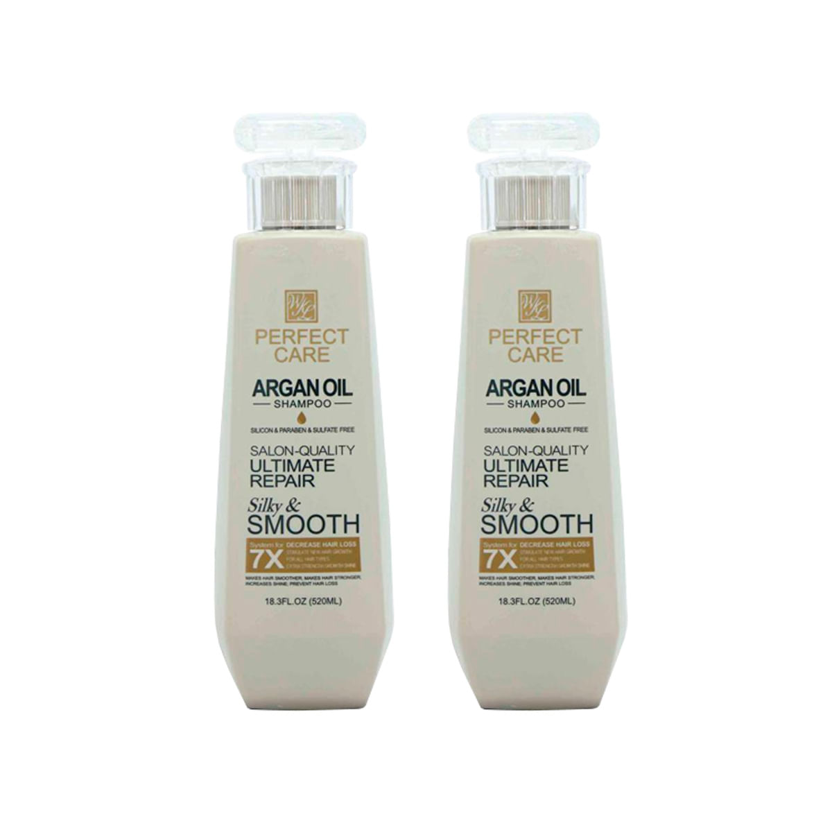 2 UND PERFECT CARE SHAMPO ARGAN OIL 520ML - WOKALI