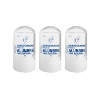 3 UND PIEDRA DE ALUMBRE 60GR - JAMPAQ