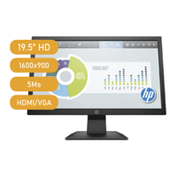 MONITOR HP P204V 19.5"" HD 1600 x 900 A 60HZ 5MS HDMI/VGA