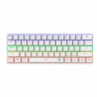 Teclado Gamer T-Dagger Arena Rainbow Spanish T-Tgk321W-Br Brown Switch White