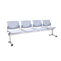 Butaca De Espera-Tandem Butterfly Gris 4 Cuerpos Ofideas