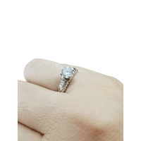 Anillo Plata 950 ZEFORA   joyería aro de compromiso mujer TALLA 7