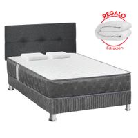 Dormitorio Acqua 2 Plazas + Edredón + Respaldo