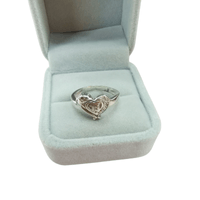A Anillo Plata 950 ZEFORA   joyería de compromiso mujer TALLA 8