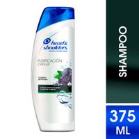 Shampoo Purificación Capilar Head & Shoulders Carbón Activado 370 ml - Frasco 375 ML