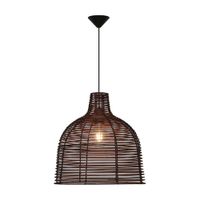 Lámpara Colgante Orange Cozumel 1 Luz E27 Ratán