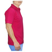 Polo Camisero Manga Corta Fucsia