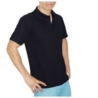 Polo Camisero Manga Corta Azul Marino