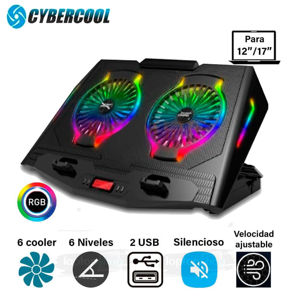 Cooler Gamer Para Laptop HA-N10 RGB