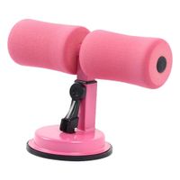 BARRA DE PISO EQUIPO PORTÁTIL AJUSTABLE PARA SENTADILLAS COLOR FUCSIA