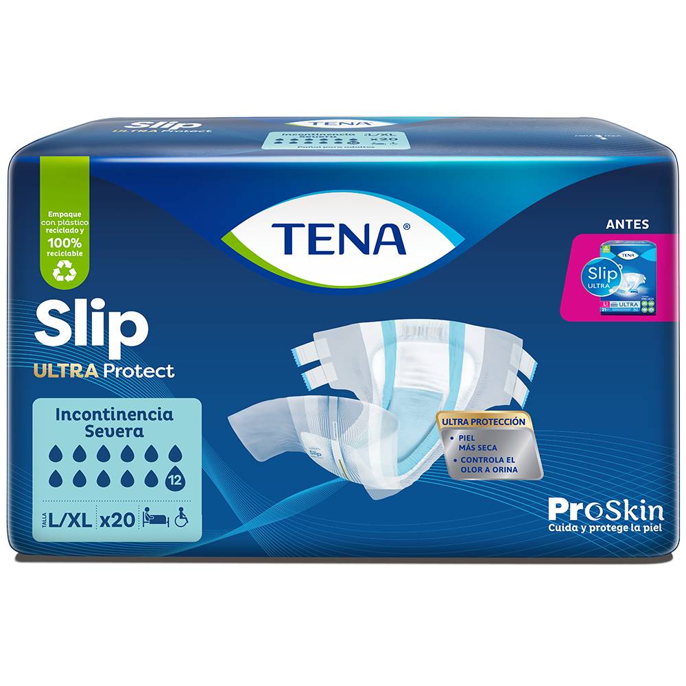 Pañal para Adulto TENA Slip Ultra Talla L Paquete 20un