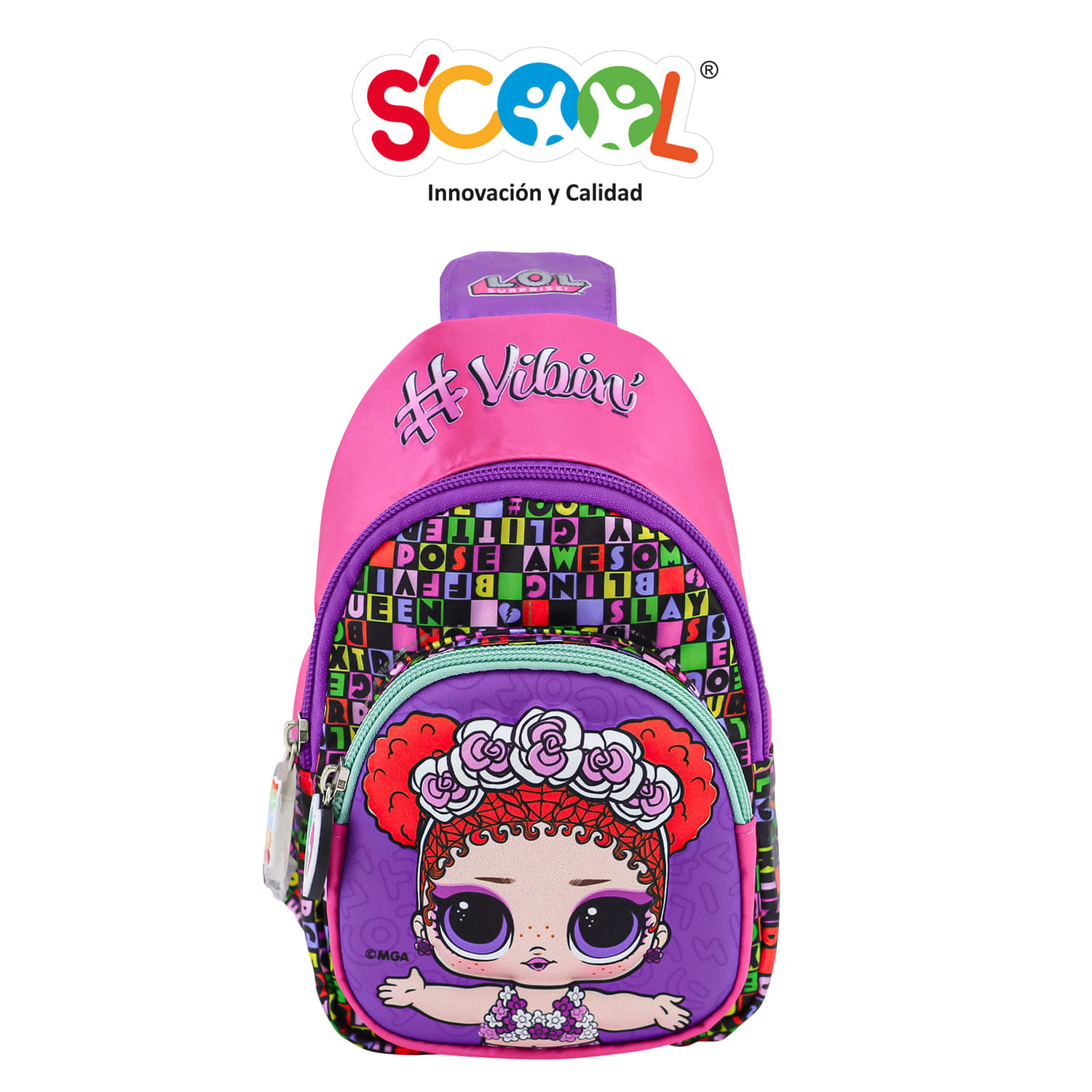 Mochila Pechera Scool Kids Magic Lol