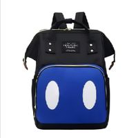 Pañalera Mochila Bolso Multifuncional Termico Mickey Mouse AZUL