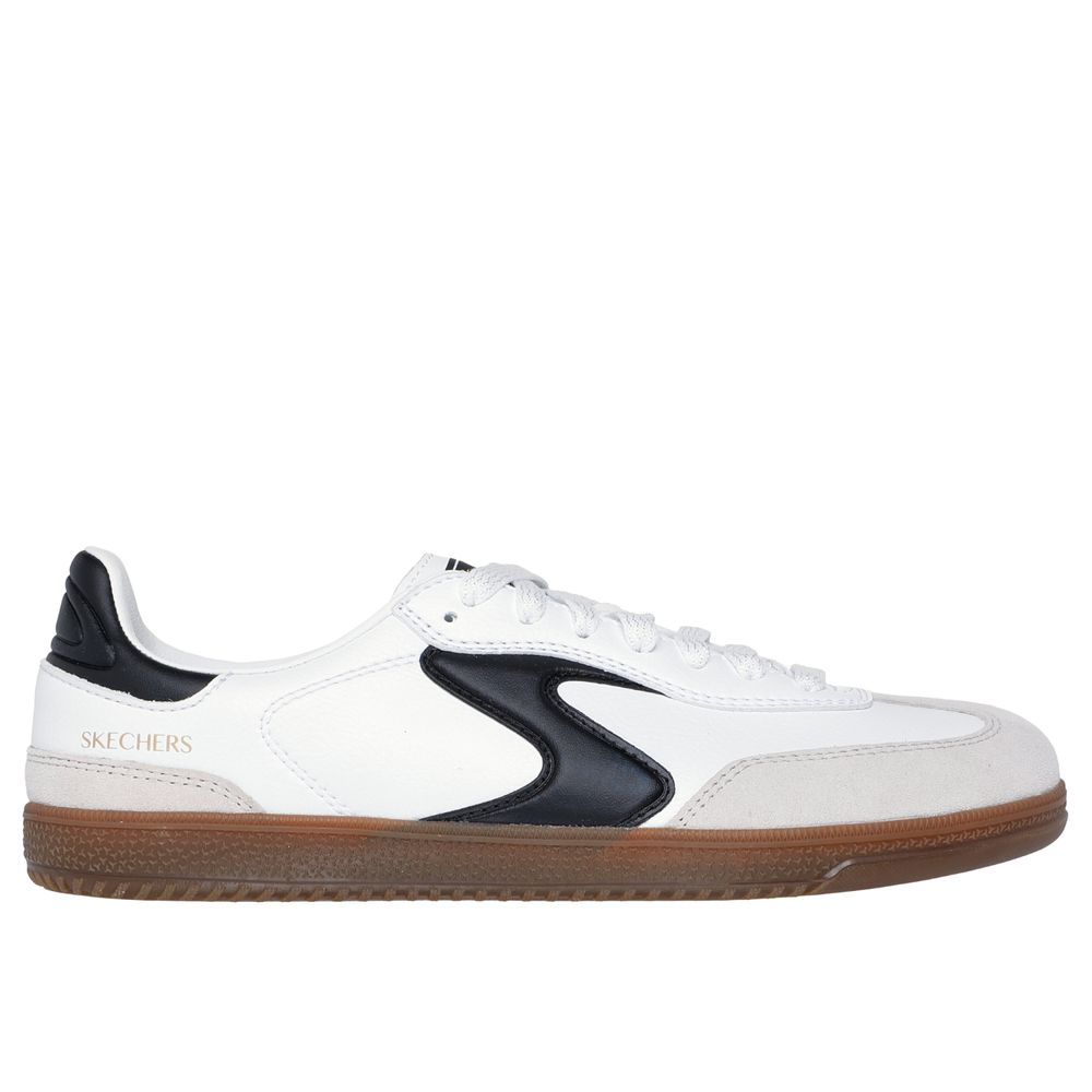 Zapatillas Urbanas Skechers Mujer Hotshot 185232-Wbk Blanco