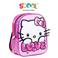 Mochila Scool Kids Luces Y Sonido Hello Kitty