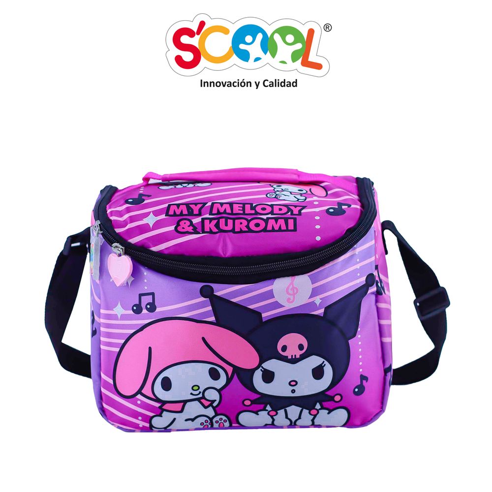 Lonchera Scool Cross My Melody Kuromi