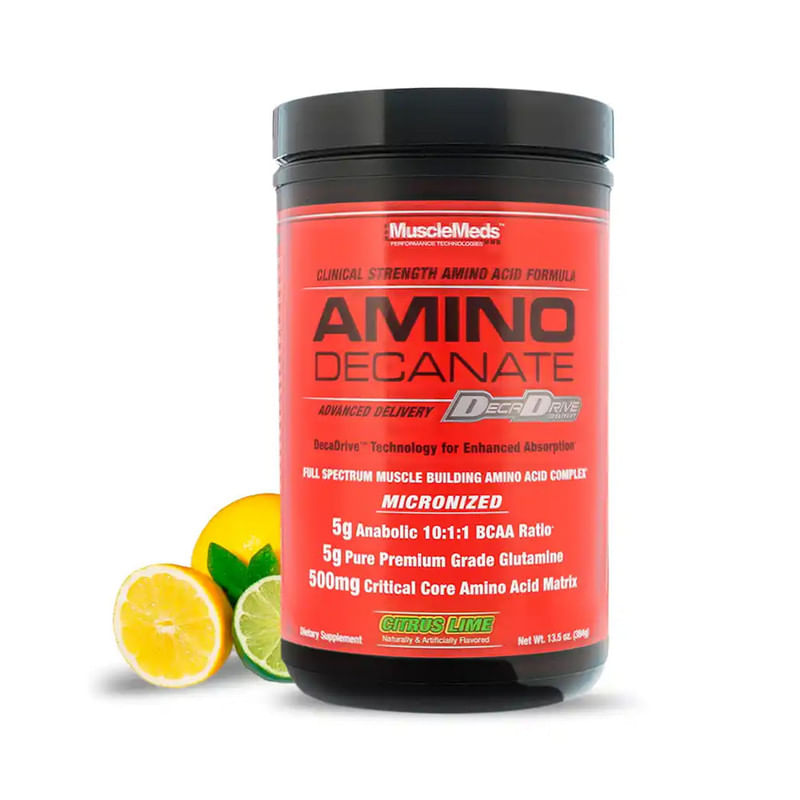 Amino Decanate 384g - MuscleMeds - Citrus Lime