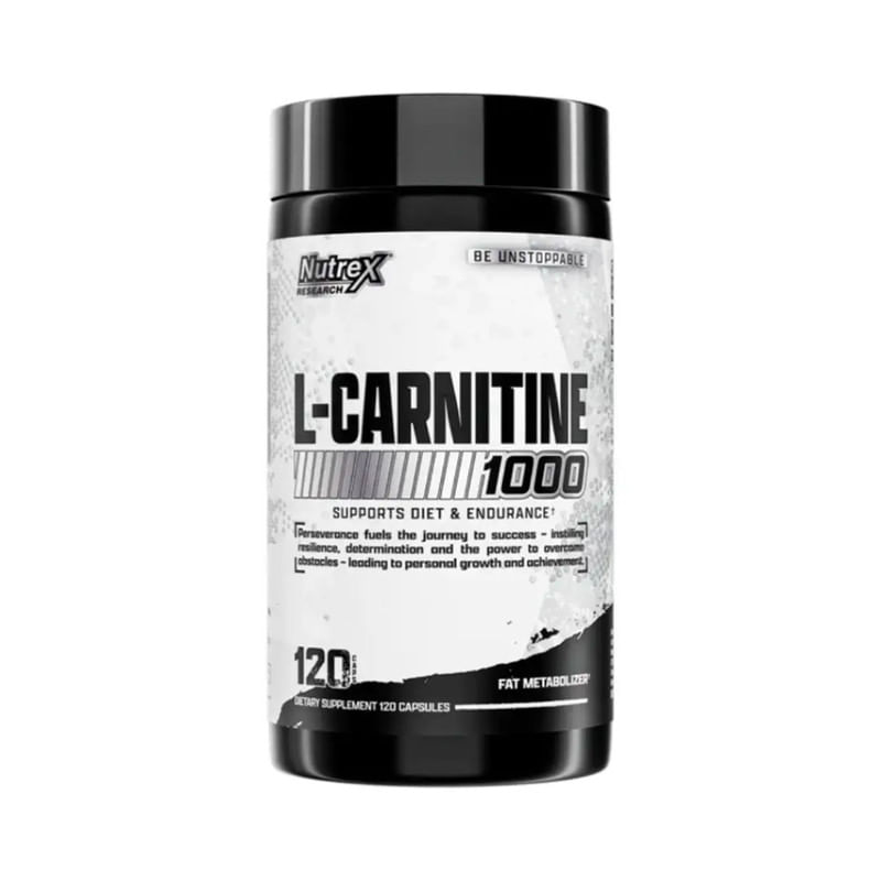 L - Carnitina 120 Cápsulas - Nutrex