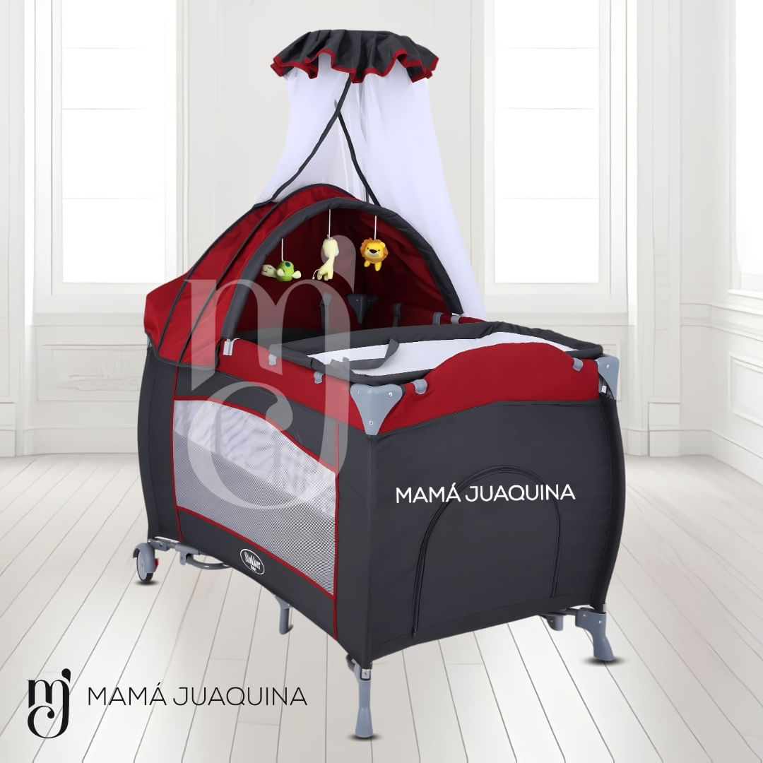 Cuna Corral «VIENA STOKKER» 2 en 1 Rojo