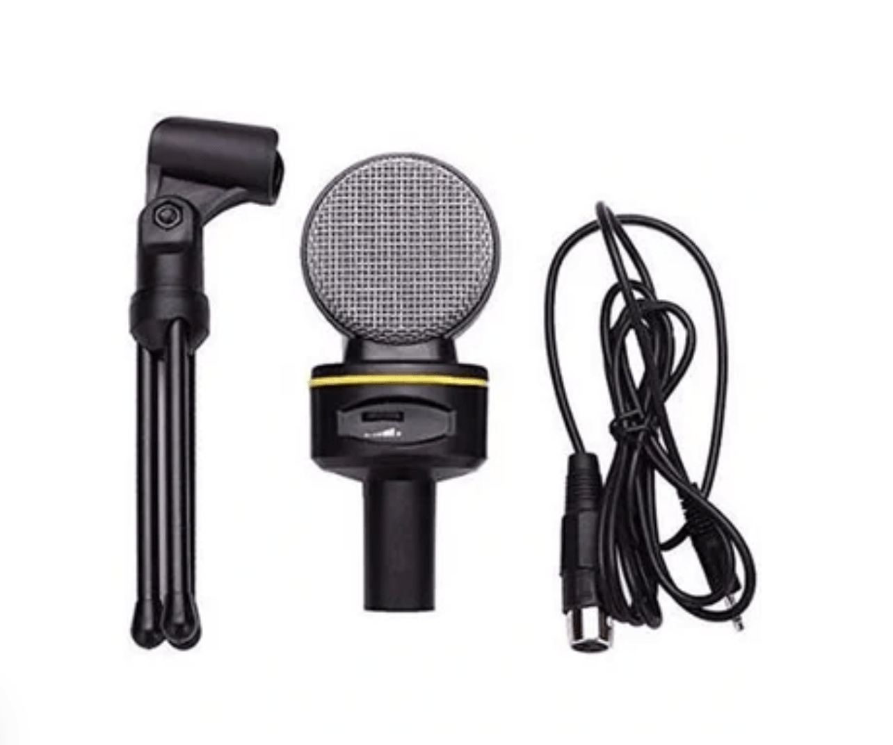 Microfono Condensador Andowl Profesional Con Tripode 3.5mm