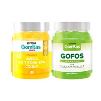 Gomitas Omega 3 +Gomitas Gofo Con Fibra Adulto