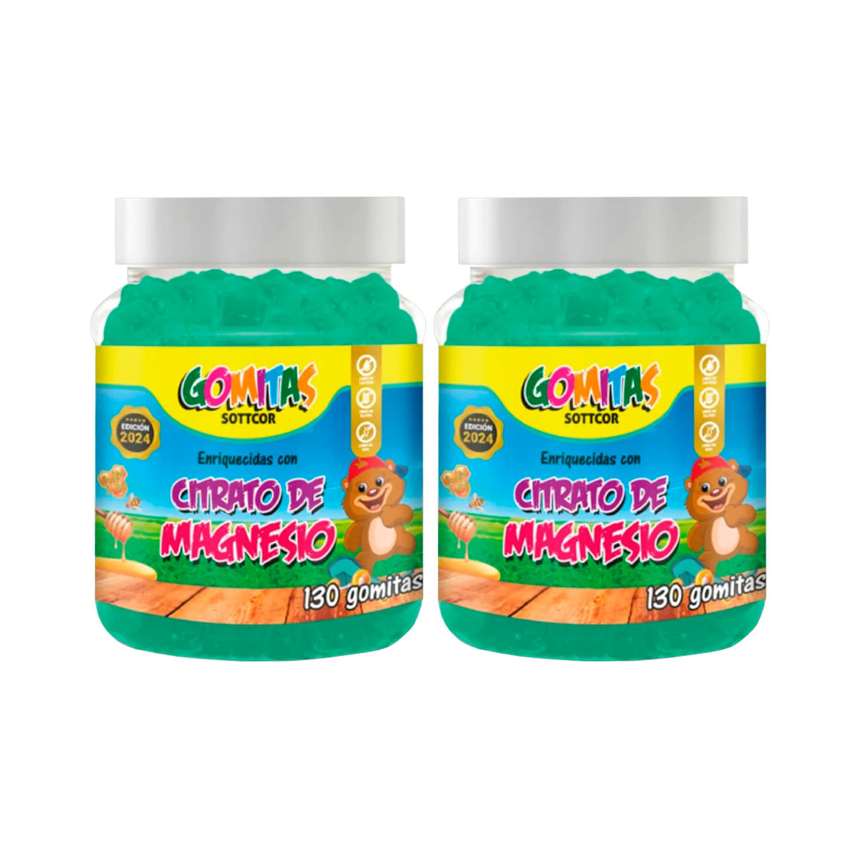 Gomitas Para Niños Magnecio 130 Gomitas Sottcor 2 Und
