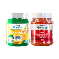 Gomitas Adulto Propolio + Gomitas con DHA Acido Folico