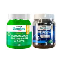 Gomitas Adulto Multivitaminas+Gomitas con Espirulina Selenio