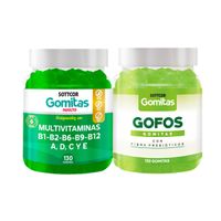 Gomitas Adulto Multivitaminas + Gomitas Gofo Con Fibra Adulto