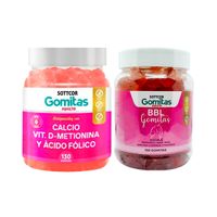 Gomitas Adulto Calcio + Gomitas Aguaje BBL Adultos