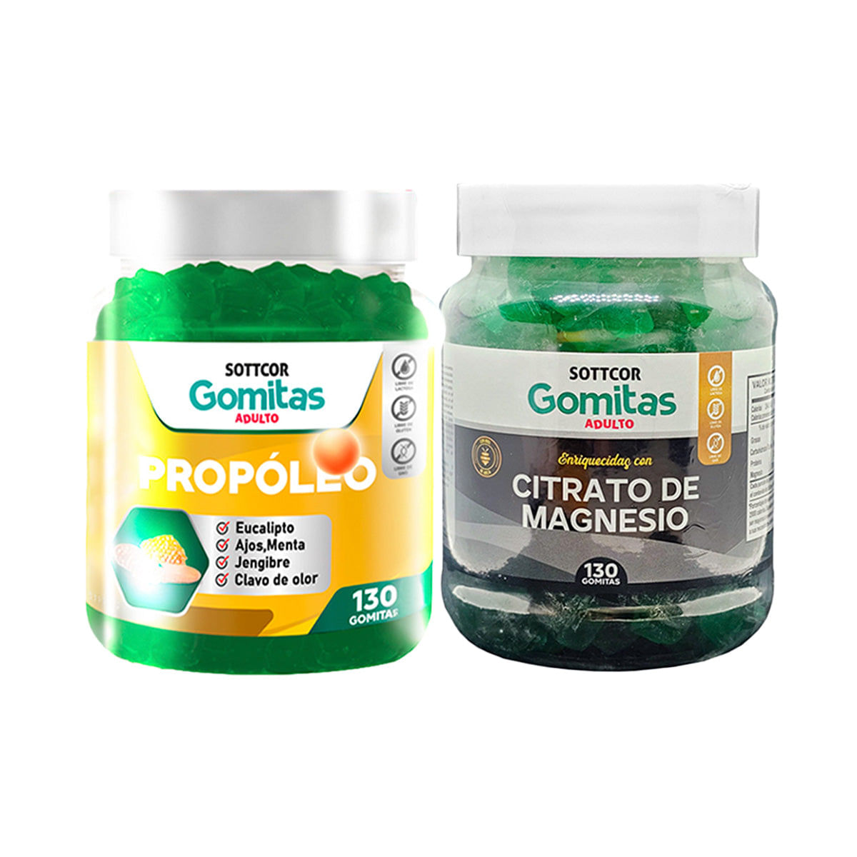 Gomitas Adulto Propolio + Gomitas Citrato de Mangesio Adulto