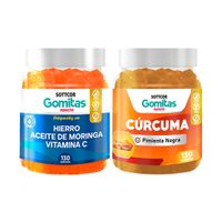 Gomitas Adulto Hierro + Gomitas de Curcurma Adulto
