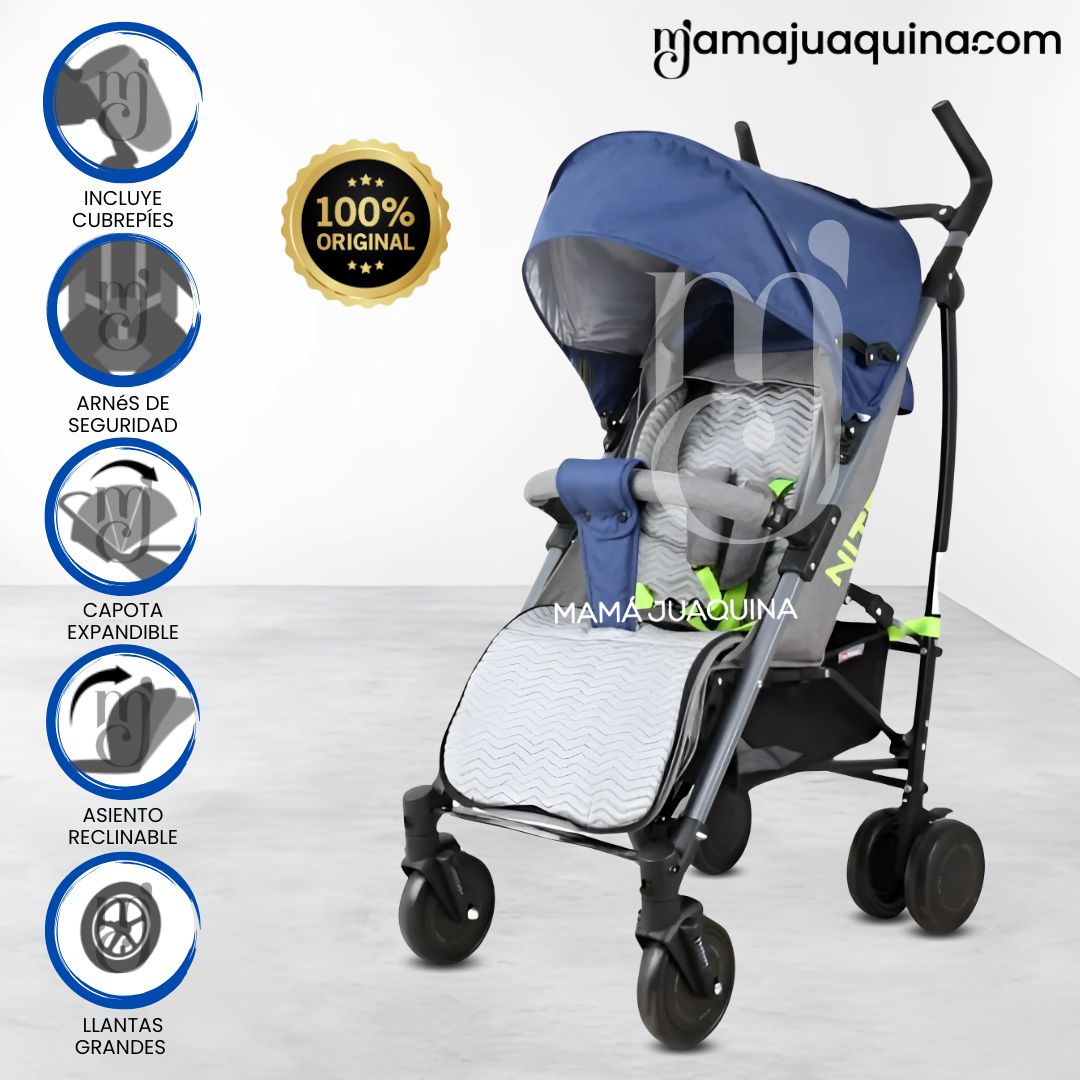 Coche Bastón Deportivo «NITRO PLUS» Azul