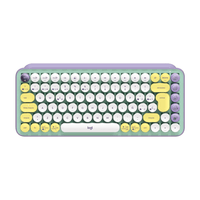 Teclado Mecánico Inalámbrico Logitech POP Keys con Emojis - Color Daydream