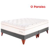 Cama PARAÍSO Europea Royal Dynasty King Gris