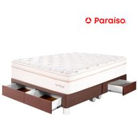 Cama PARAÍSO Royal Dynasty C Caj Quee Chocolate